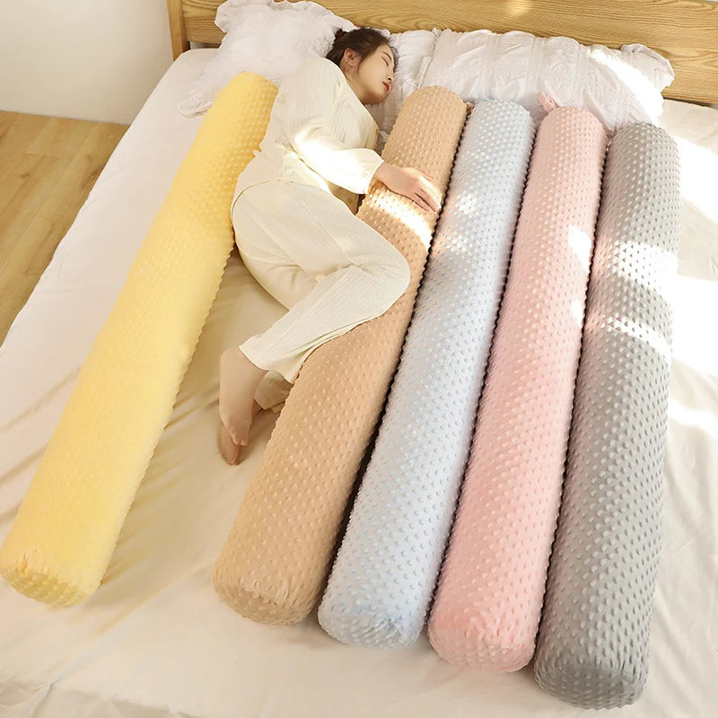 150Cm Long Pillow Inner round Body Cushion with Zipper Washable Pad Rectangle Sleep Nap Pillow Home Bedroom Bedding Accessories