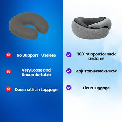 Snorii™ Travel Neck Pillow Memory Foam