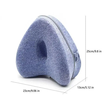 Orthopedic Leg Pillow for Sleeping Body Heart Shaped Memory Cotton Support Cushion between Legs for Hip Pain Sciatica