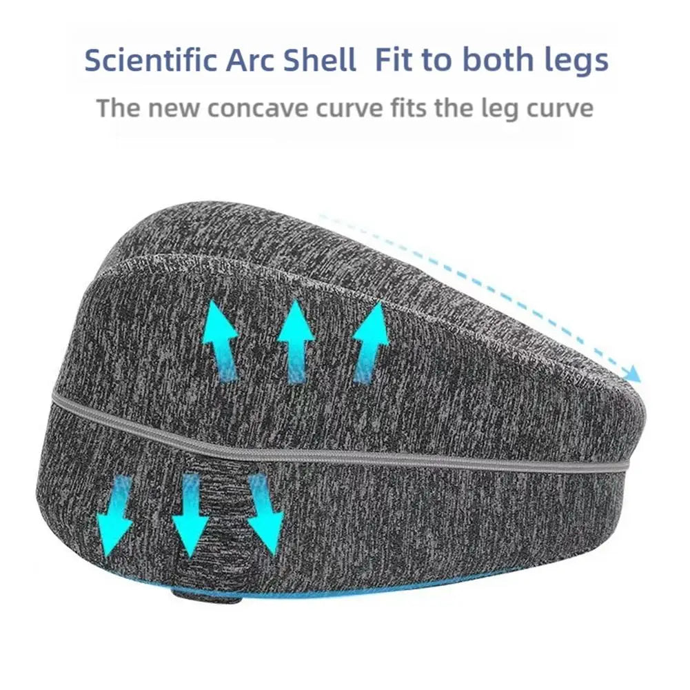 Orthopedic Leg Pillow for Sleeping Body Heart Shaped Memory Cotton Support Cushion between Legs for Hip Pain Sciatica